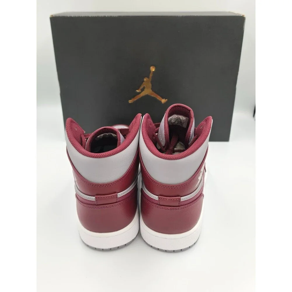 Nike Air Jordan 1 Mid Cherrywood Red Men 9.5 Women 11 DQ8426 615 NIB